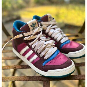 Adidas Originals Hi-Top Sneakers | Women’s 7 Retro Colorway